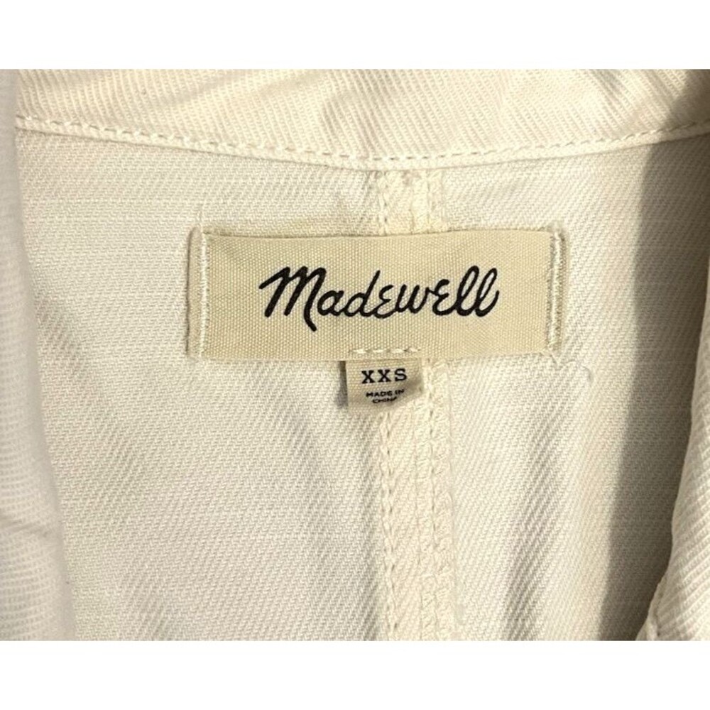 MADEWELL Vintage Canvas Signature Coverall Dress Pockets Long Sleeve Preppy XXS - Picture 7 of 9